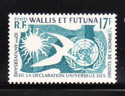 Wallis And Futuna Islands 1958 Human Rights Issue Omnibus Dove Mint Hinged - Ongebruikt