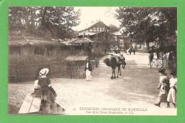 EXPOSITION COLONIALE DE MARSEILLE  COIN DE FERME SOUDANAISE - Colonial Exhibitions 1906 - 1922