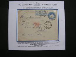 == Egypt  Cv,  1901 Statonery Via  Hong Kong  To  Japan - 1866-1914 Ägypten Khediva