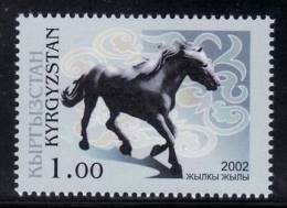 KYRGYZSTAN 2002 YEAR OF HORSE MNH  /ZX/ - Kirghizistan