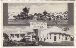 Miami FL Florida, Alwin Tourist Court, Motel Lodging, Roadside Cottages, C1940s Vintage Postcard - Miami