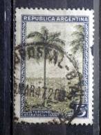 Argentina - 1946 - Mi.nr.513 - Used - Country Products - Iguazú Falls, Royal Palm - Definitives - Gebruikt