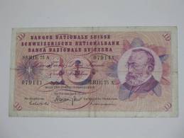 10 Francs SUISSE 1971 - Banque Nationale Suisse - Schweizerische Nationalbank - Switzerland