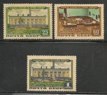 ENERGY - Station Atomique - RUSSIA 1956 Yvert # 1779/1781 - MLH - Atoom