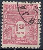 1944 FRANCIA USATO ARCO DI TRIONFO 1,50 F - FR564 - 1944-45 Triumphbogen