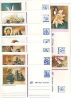 Yugoslavia 1992. Complete Set Of The 14th Serial Of The Postal Stationery Card ,mint,9 Pcs. - Postal Stationery