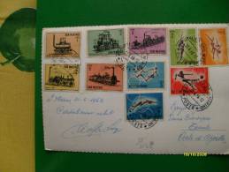 30.6.1966 Cartolina Per INTERNO N. 10 Valori Differenti - Lettres & Documents