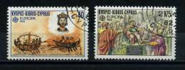 CYPRUS    1982    Europa  Historical  Events      Set  Of  2       USED - Gebraucht