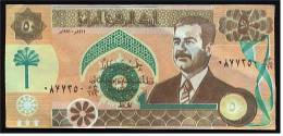 Irak Banknote , Central Bank Of Irak / Iraq , 50 ( Fifty ) Dinars 1991 - Saddam Hussein - Irak