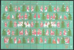 DENMARK SHEETLETS CHRISTMAS STAMPS FROM 1980 - Blocs-feuillets