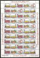 DENMARK SHEETLETS CHRISTMAS STAMPS FROM 1985 - Blocs-feuillets