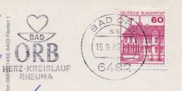 Germany BRD 1985 Bad Orb Machine Cancel Thermal Baths - Bäderwesen