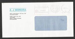 Portugal EMA Cachet Rouge Lowara Pompes A Eau 1985 Lowara Water Pumps Franking Meter - Agua