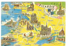 G456 Picardie - La Cote D'Opale - Carte Geographique / Non Viaggiata - Picardie