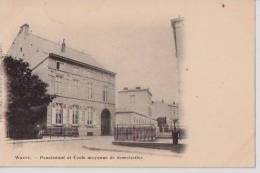 BELGIQUE :WAVRE.(Brabant Wallon.):~1900:Pensionnat Et Ecole Moyenne De Demoiselles..Non écrite.Parfaite. - Wavre