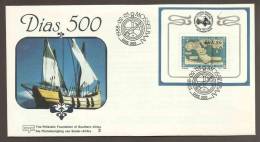 South Africa Foundation FDC 3 - 1988 - Bartolomeu Dias - Discovery Of The Cape Of Good Hope Miniature Sheet - FDC