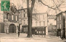 33....GIRONDE....ST EMILION.....PLACE DU MARCHE..... .ECRITE.... . . ‹(•¿• )› - Saint-Emilion