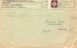 Bohmen Und Mahren 1941, Berni Sprava, Libotchowitz/Libochovicich. Official Letter, 1k - Covers & Documents