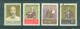 North Vietnam: Marx, Lenin And President Ho Chi Minh - 1965 CTO Fine - Karl Marx