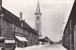 JURA TAVAUX CENTRE DU VILLAGE L EGLISE Editeur Karrer MAGASIN CASINO - Tavaux