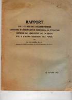 RAPPORT DES MESURES URGENTES POUR SAUVER L INDUSTRIE DE LA PECHE SUITE APPAUVRISSEMENT DES FONDS METIER PECHEUR / DE1935 - Boats