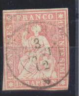 Switzerland Mi#15IIaym 1854 USED - Used Stamps