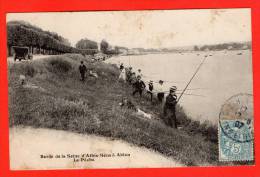 Bords De La Seine D'ATHIS MONS à ABLON - La Pêche. (belle Animation) - Athis Mons