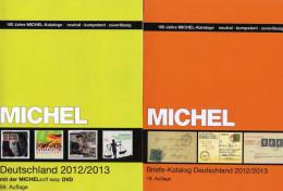 2xMICHEL Deutschland Plus Spezial Briefe Katalog 2013 Neu 133€ With Stamps + Cover FDC Card Letters Catalogue Of Germany - Kolonies En Buitenlandse Kantoren