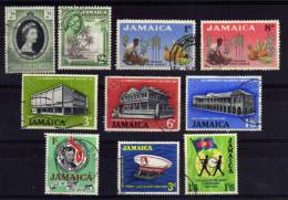 Jamaica - 1953/65 - 3 Sets & 3 Single Stamp Issues - Used - Jamaica (...-1961)