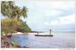 TAHITI. LE LAGON DE BORABORA. PARADIS DES PECHEURS. REF 9350 - French Polynesia