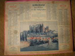 - ALMANACH Des POSTES Et Des TELEGRAPHES - Château De Luynes -1932- - Groot Formaat: 1921-40