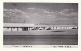 Texahoma OK Oklahoma, Texahoma Motel, Lodging, Autos, C1950s Vintage Postcard - Autres & Non Classés