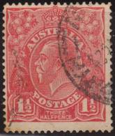 Australia 1927 Scott 68 Sello º Rey George V 1 Michel 71X Yvert 52 Stamp Australia Stamps Timbre Australie Briefmarke - Oblitérés