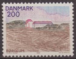 Dinamarca 1980 Scott 668 Sello ** Paisajes Northern Boreglum Monastery Michel 706 Yvert 709 Denmark Stamps Timbre - Neufs