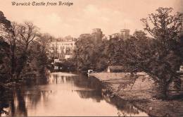 BR39465 Castle From Bridge    Warwick    2 Scans - Warwick