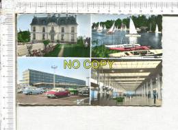 ATHIS - MONS -  4 Vues  :    La Mairie -  La Seine - L'Aéroport - Le Hall De L' Aéroport  - Véhicules Anciens - Athis Mons