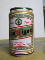 Alt122 Lattina Birra, Boite Biere, Can Beer, Lata Cerveza, San Miguel Lager Especial, 33cl, Spanish, 1995, Spagnola - Dosen