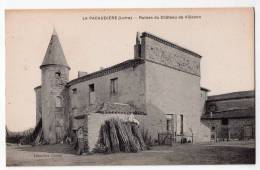 La Pacaudière, Ruines Du Château De Villozon, éd. Librairie Cretin - La Pacaudiere