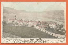 Q1277 Souvenir Des Brenets. Précurseur.Cachets Le Locle  Et Bienne 1901 - Le Locle