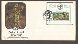 Bophuthatswana - 1988 - National Parks Board - Miniature Sheets On Cover - Bofutatsuana