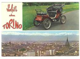 G653 Saluti Da Torino - Motorette - Auto Cars Voiture / Viaggiata 1965 - Transportmiddelen