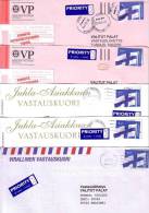 5 X GOOD FINLAND Postal Covers 2012 - Good Stamped: Flag - Covers & Documents