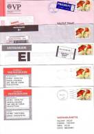5 X GOOD FINLAND Postal Covers 2011/12 - Good Stamped: Flowers 2009 - Briefe U. Dokumente