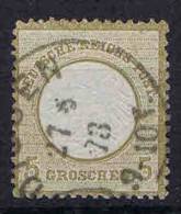 Deutschland, 1872, Mi 6 , Used/cancelled, Kleiner Brustschild - Oblitérés