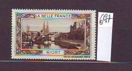 FRANCE. TIMBRE. VIGNETTE. BELLE FRANCE. PARIS. .............NIORT - Tourisme (Vignettes)