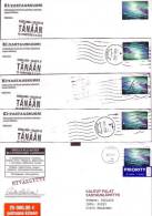 15 X GOOD FINLAND Postal Covers 2010/12 - Good Stamped: Aurora Borealis 2009 - Five Sets Of 3 - Covers & Documents