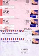 5 X GOOD FINLAND Postal Covers 2012 - Good Stamped: Clouds - Covers & Documents