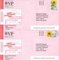 GOOD FINLAND Postal Covers 2012 - Good Stamped: Flowers Set Of 2 - Covers & Documents