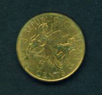 KENYA - 1975 5 Cents Circulated As Scan - Kenya