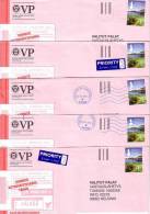 5 GOOD FINLAND Postal Covers 2012 - Good Stamped: Bottenhavets Natonal Park 2012 - Cartas & Documentos